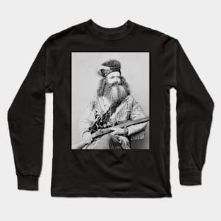 Frontiersman, 1864. Vintage Photo Long Sleeve T-Shirt